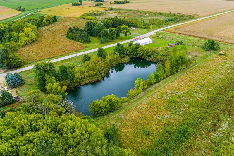 $145,000 Private Fishing Retreat: 4.48-Acre Land Analysis in Owatonna, MN (SW 51st St)