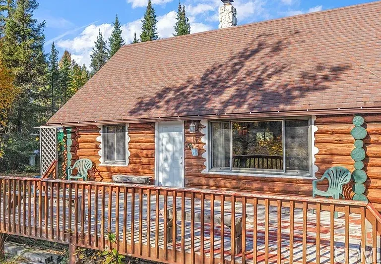 40-Acre Log Cabin in Felch, Michigan for $149,900