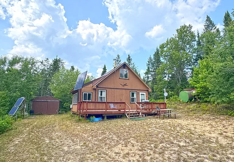 $149,900 Off-Grid Cabin on 20.7 Acres in Paradise, Michigan