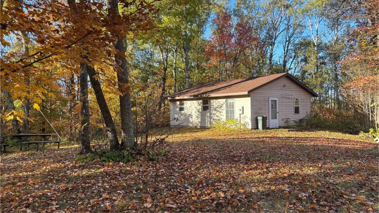 40-acre wooded property and rustic cabin at 28717 Kestrel Ave Sturgeon Lake MN