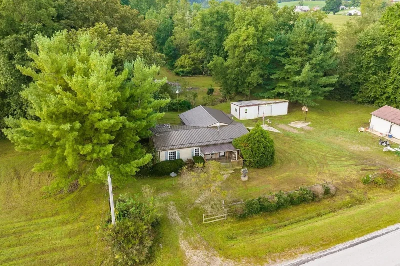 $139,900 Ohio Country Property With 6.86 Acres, Pond, Cabin and 500+ Blueberry Bushes